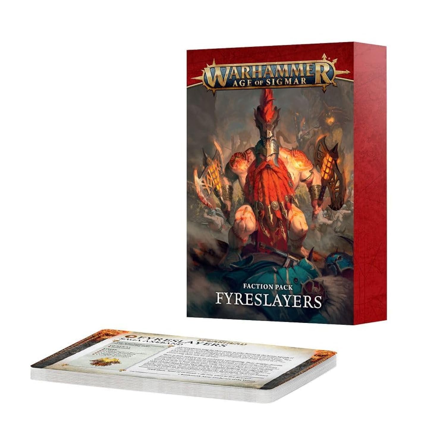 Amazon.com: Warhammer Age of Sigmar - Faction Pack: FYRESLAYERS